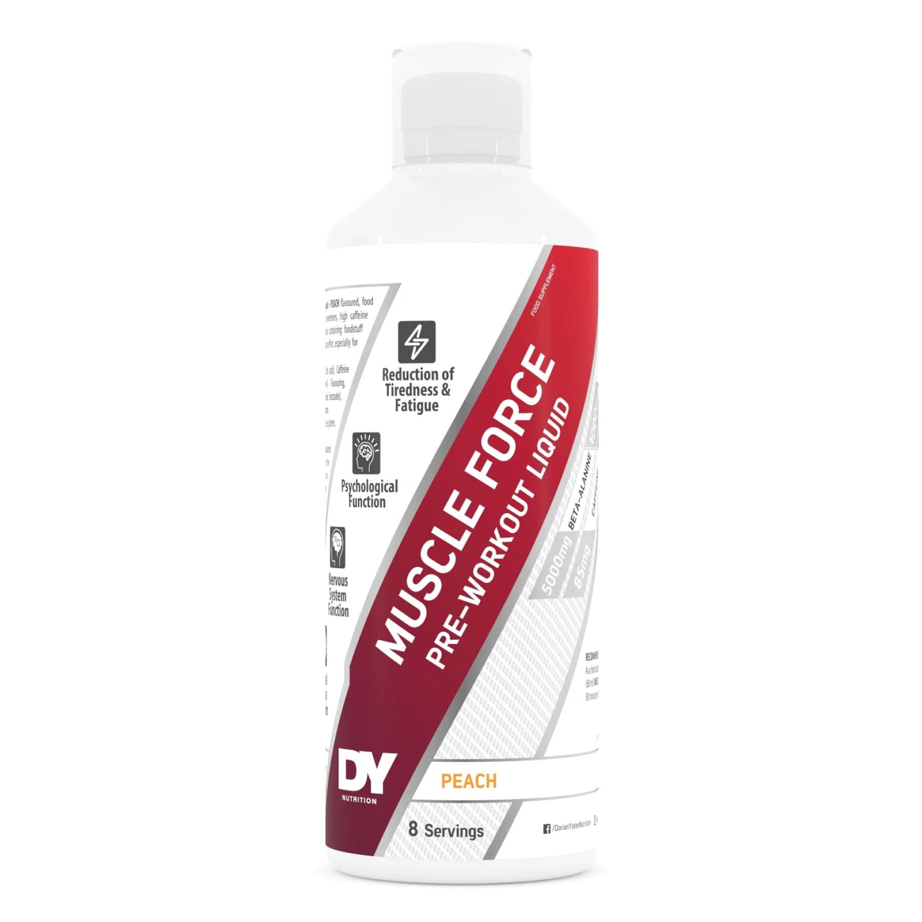 Muscle Force PWO Liquid - 500ml Peach — фото 1