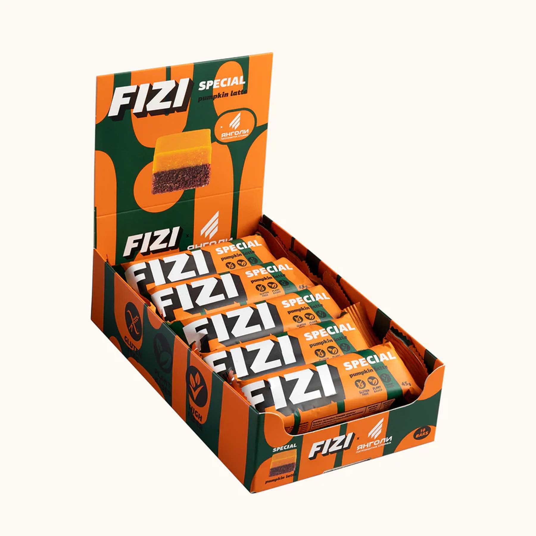 Fizi Special, смак гарбузовий латте, 10x45 г, FIZI