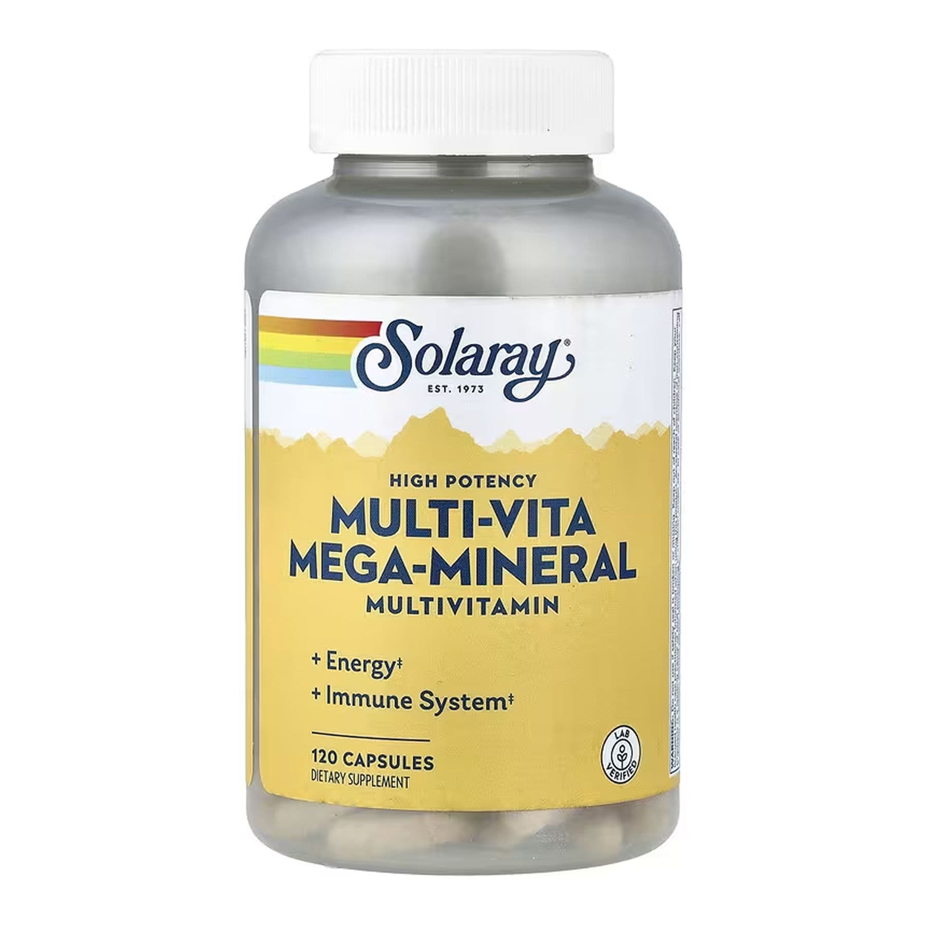 Мега-мінеральний мультивітамін, 120 капсул, Solaray