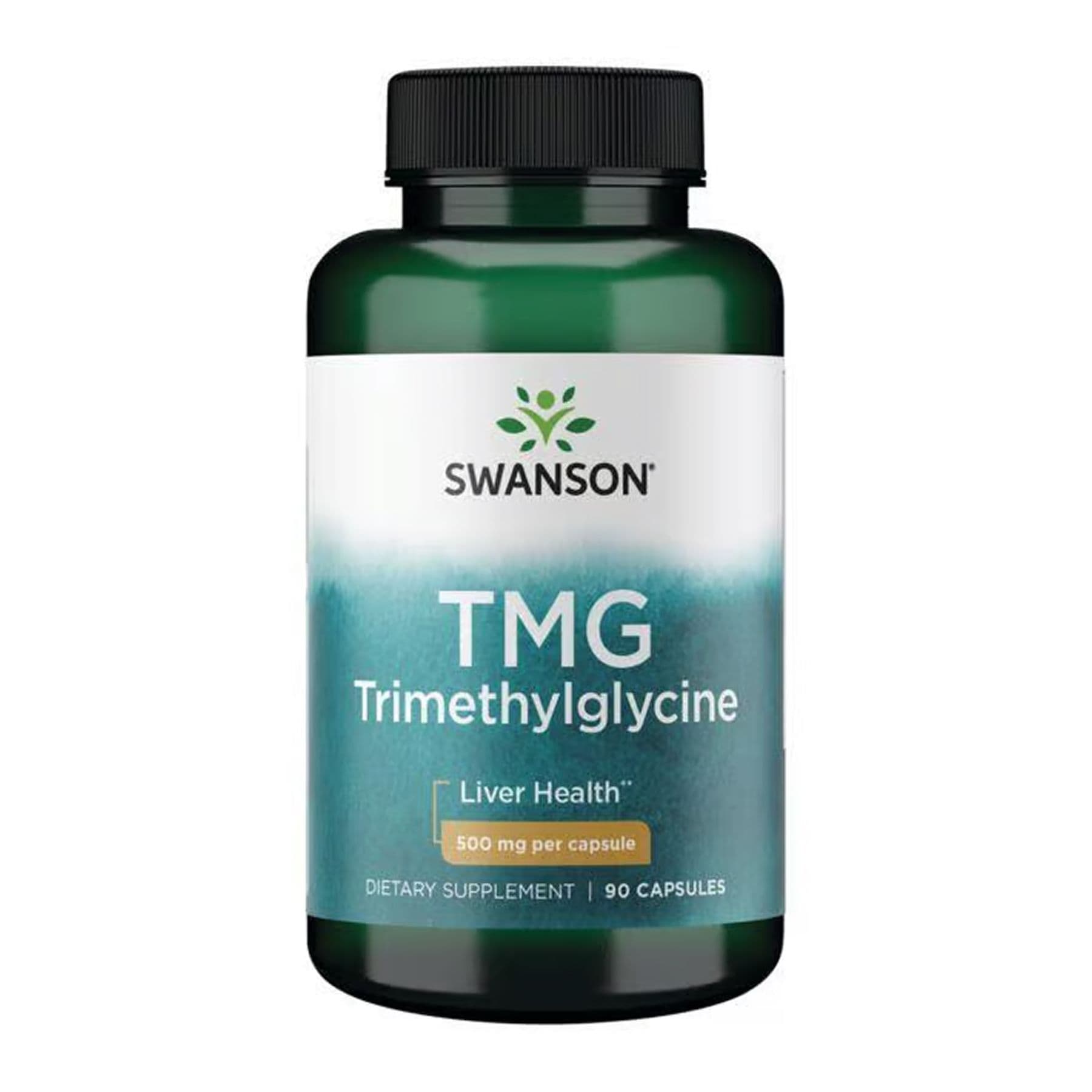 TMG (триметилгліцин) 500 мг, 90 капсул, Swanson