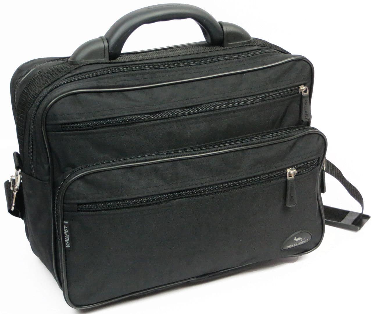 Тканинний портфель Wallaby чоловічий чорний