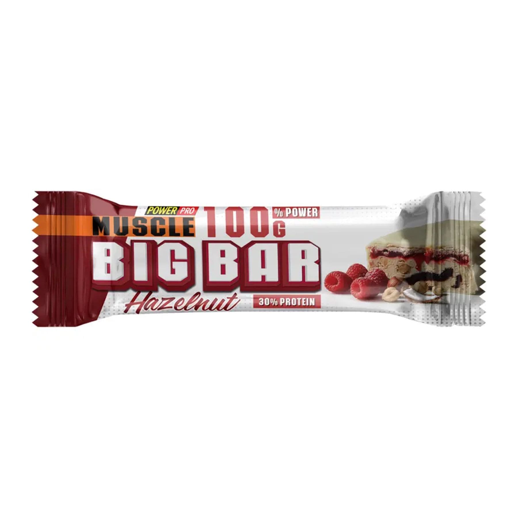 Power Pro Muscle Big Bar 30%, Ліщина, 10×100 г