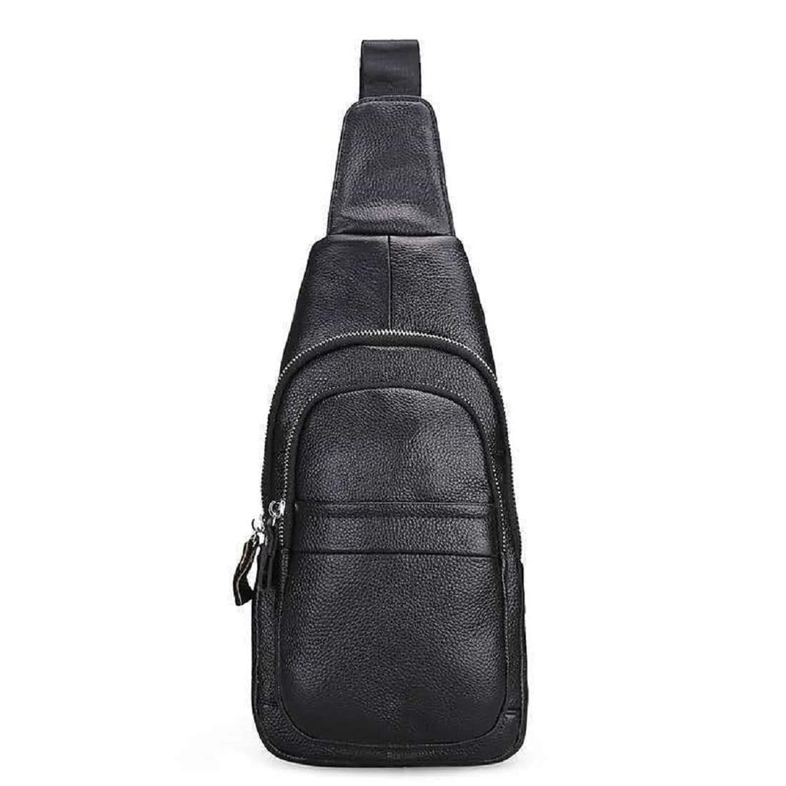 Чоловіча сумка-слінг чорного кольору Tiding Bag FL-A25F-66602A