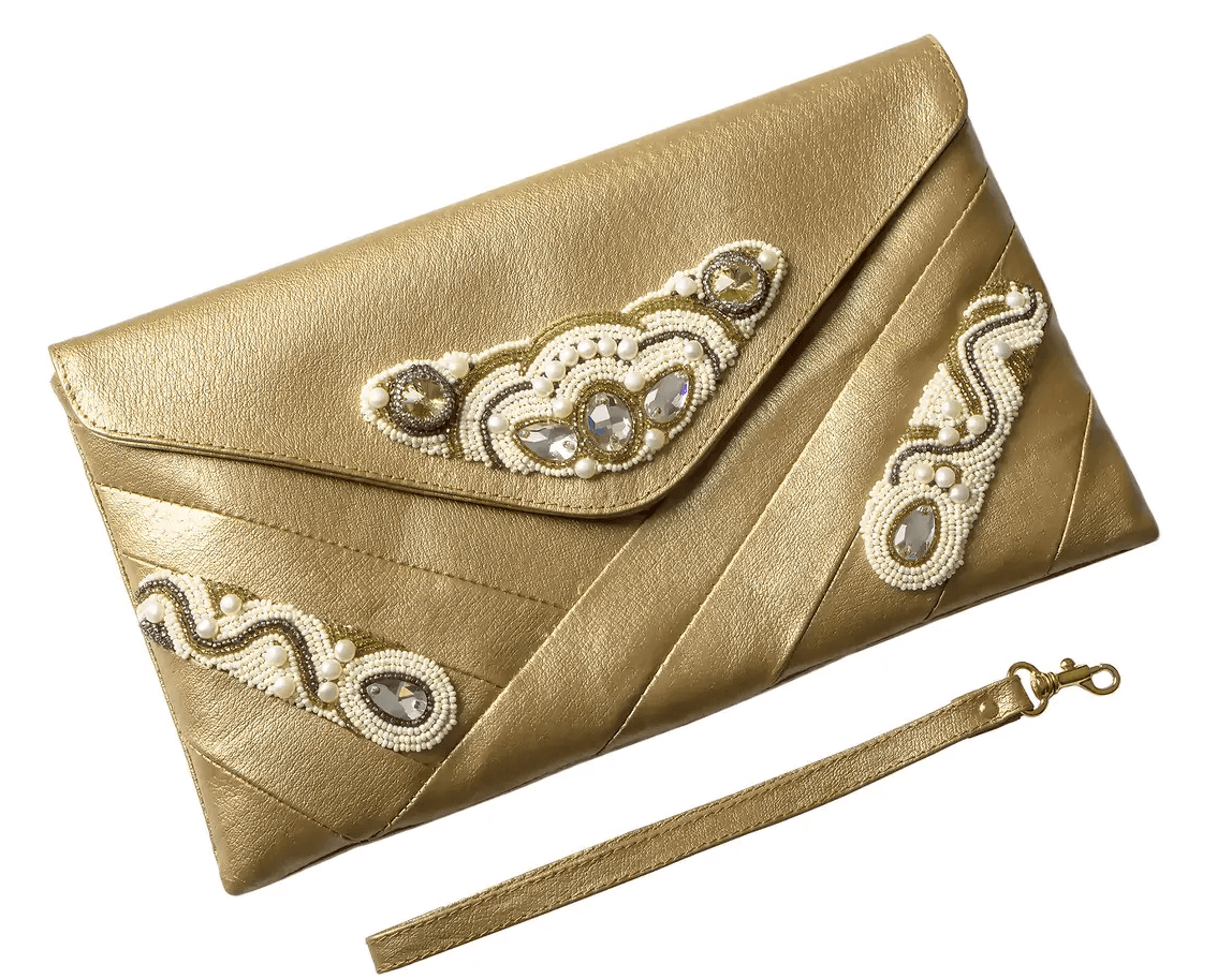 Клатч зі шкіри Exotic Leather Коричневий (pc01)