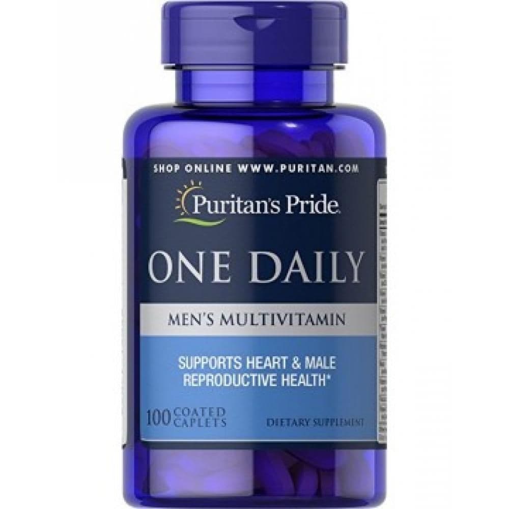 Мультивітаміни для чоловіків One Daily, 100 капсул, Puritan's Pride
