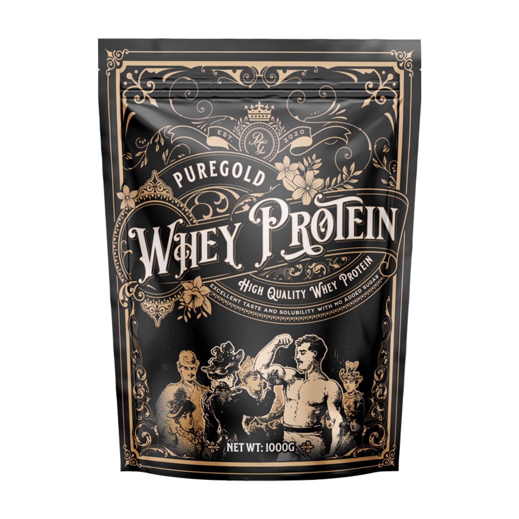 Vintage Whey, 1000 г, Клубничний молочний коктейль