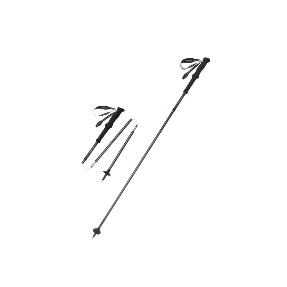Трекінгова палиця Naturehike CNK2450DS017, 35-110 см, чорна