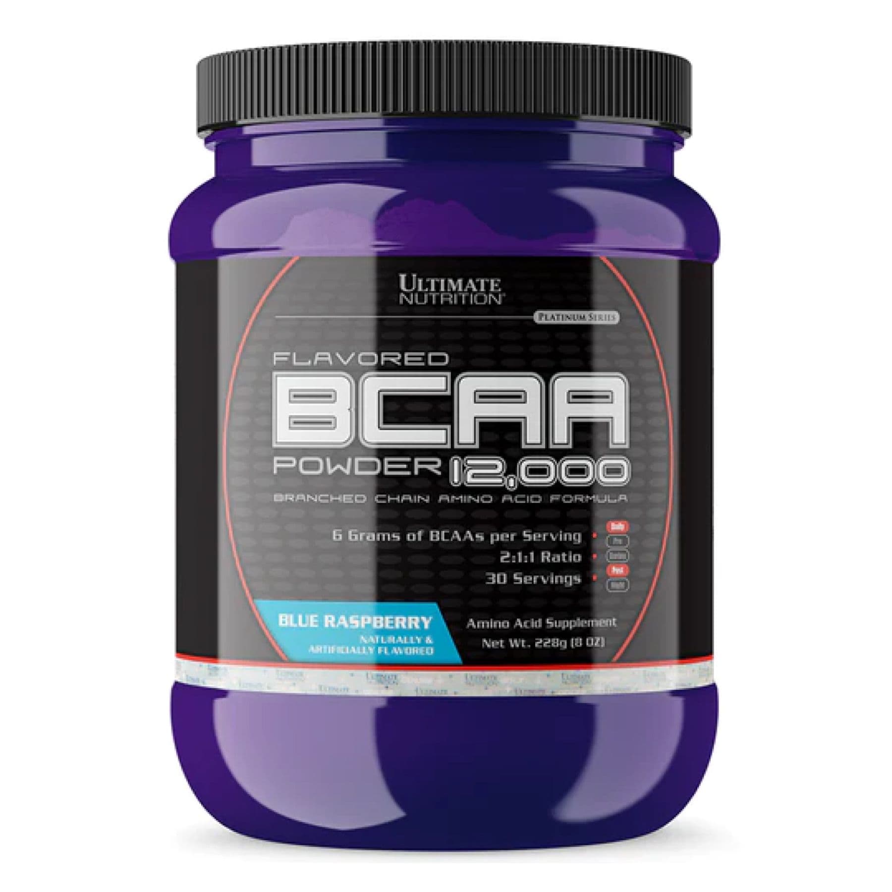 BCAA Powder 12000 - 228g Blue Raspberry — фото 1