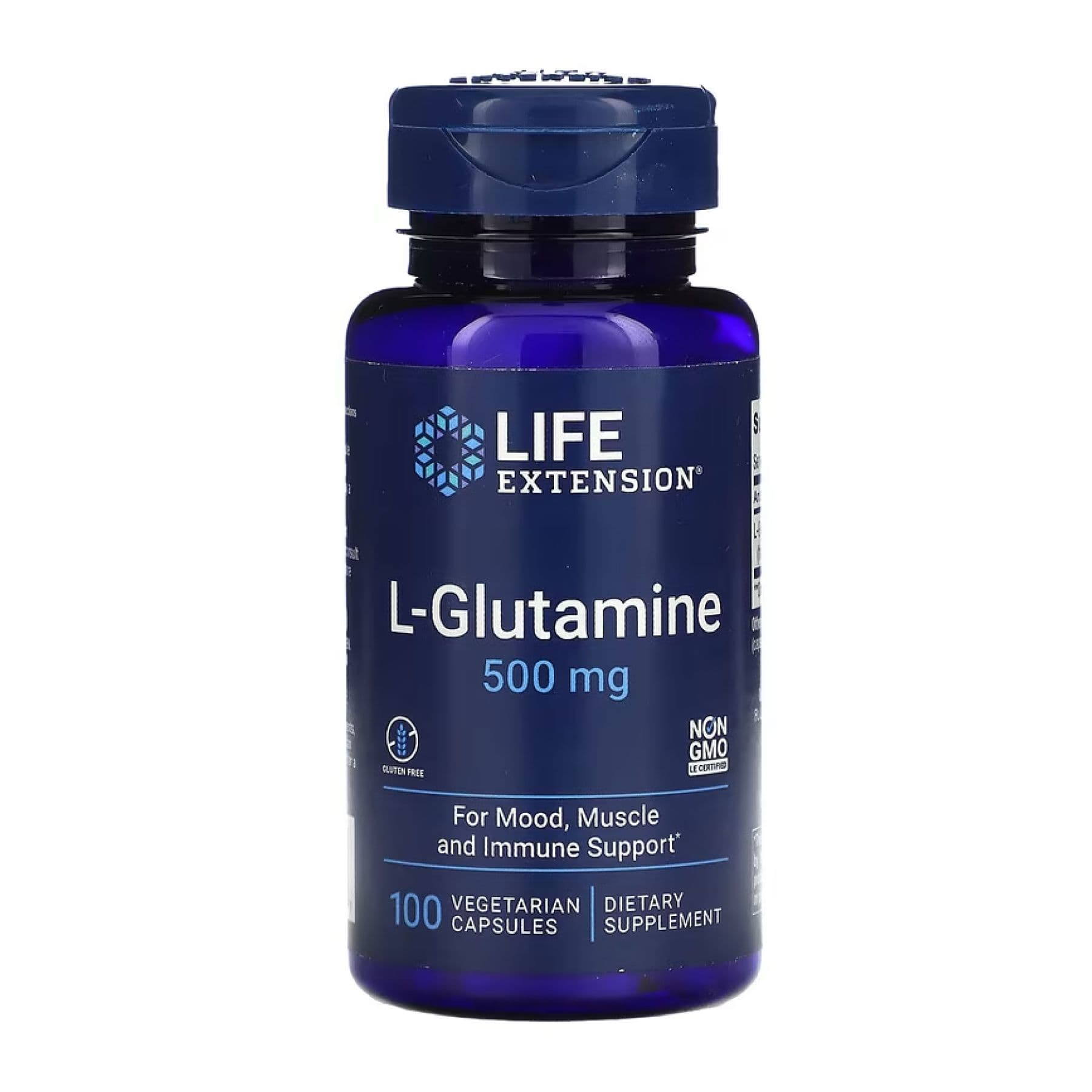 L-Glutamine 500 mg - 100 vcaps