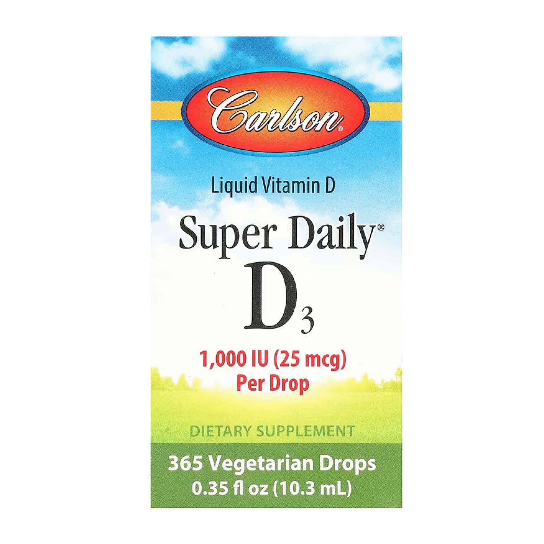 Super Daily D3 1000IU - 10.3 mL