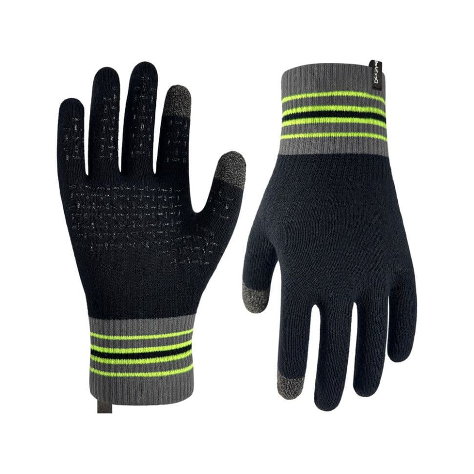 Рукавички водонепроникні Dexshell Ultra Thin Waterproof Running, p-p XL, чорно-жовтий