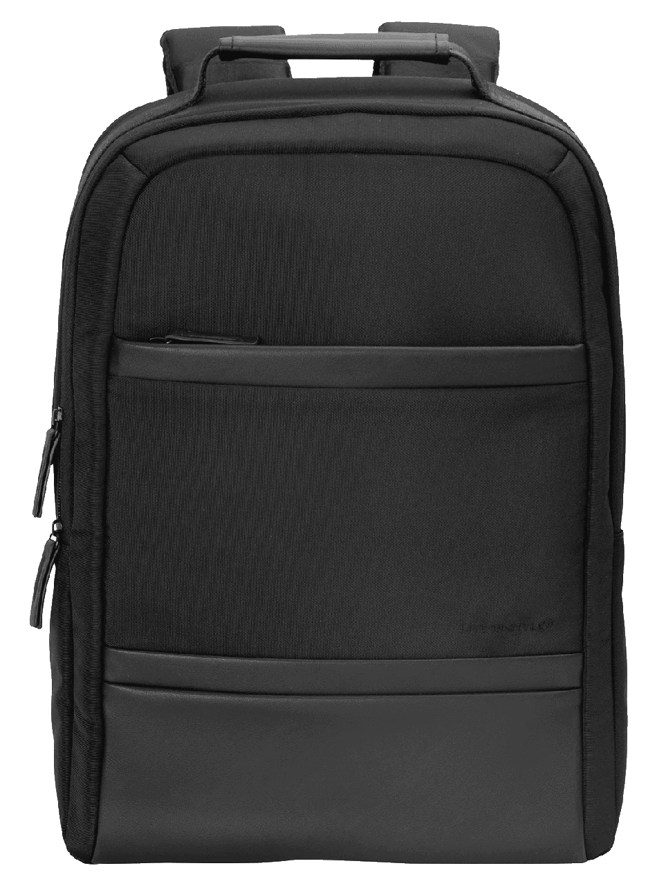 Діловий рюкзак для ноутбука 15 дюймів Live in style чорний, 15L