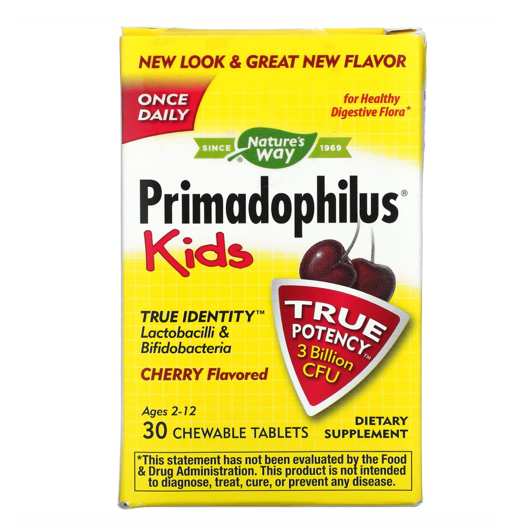 Kids Primadophilus - 30 tabs Cherry (До 04.27)