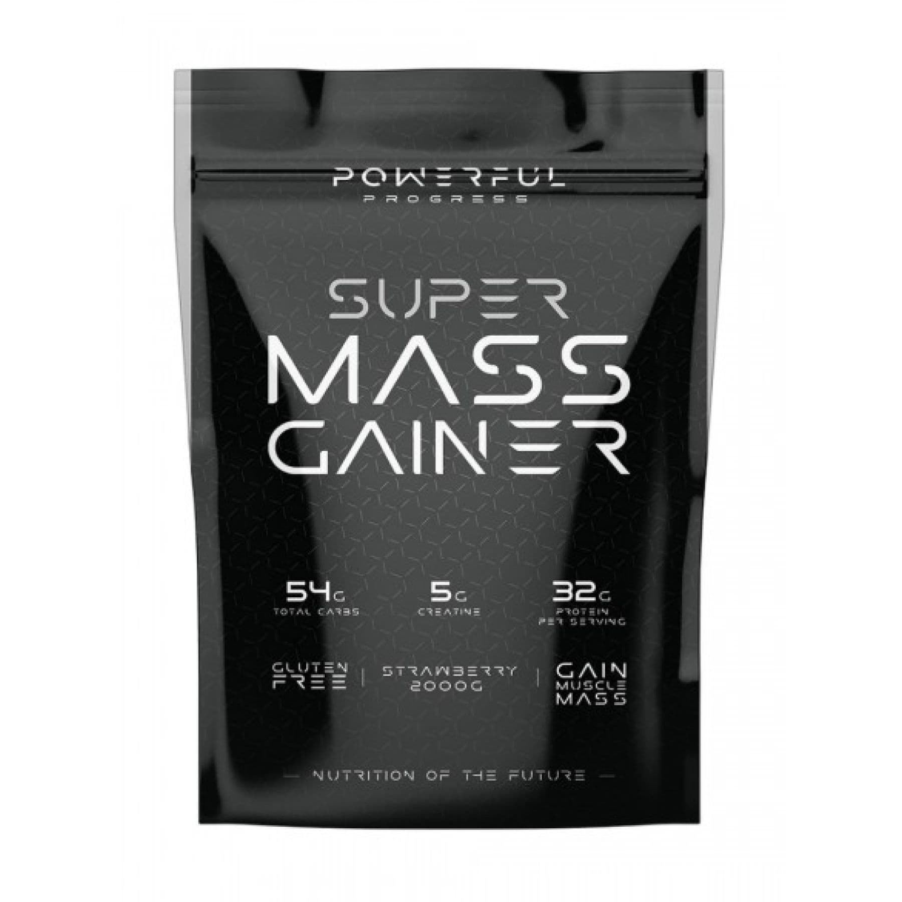 Powerful Progress Super Mass Gainer, Банан, 4000 г