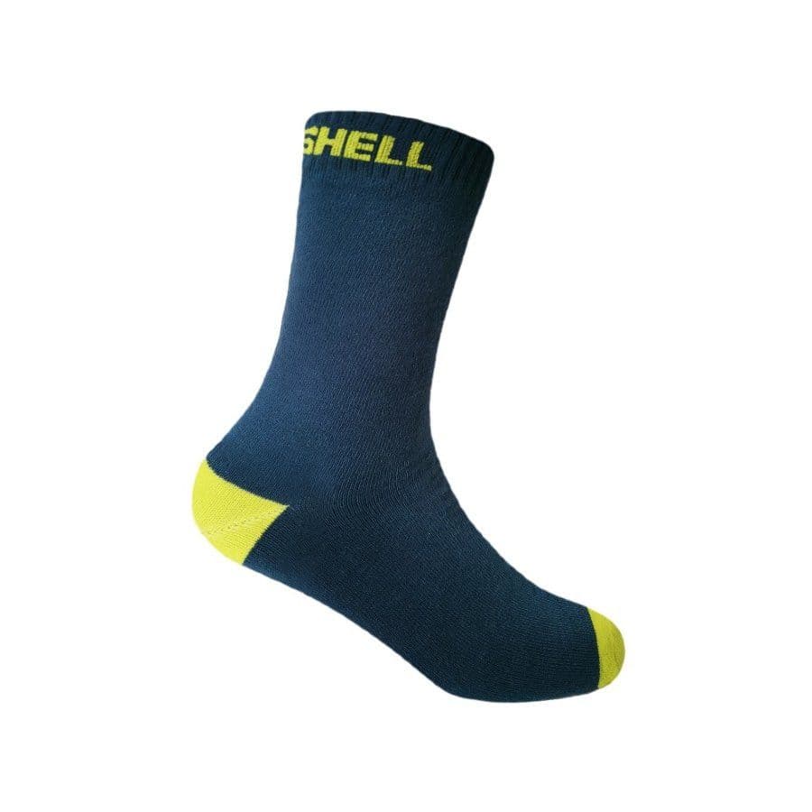 Шкарпетки водонепроникні дитячі Dexshell Ultra Thin Children, р-р M, синій/жовтий — фото 1