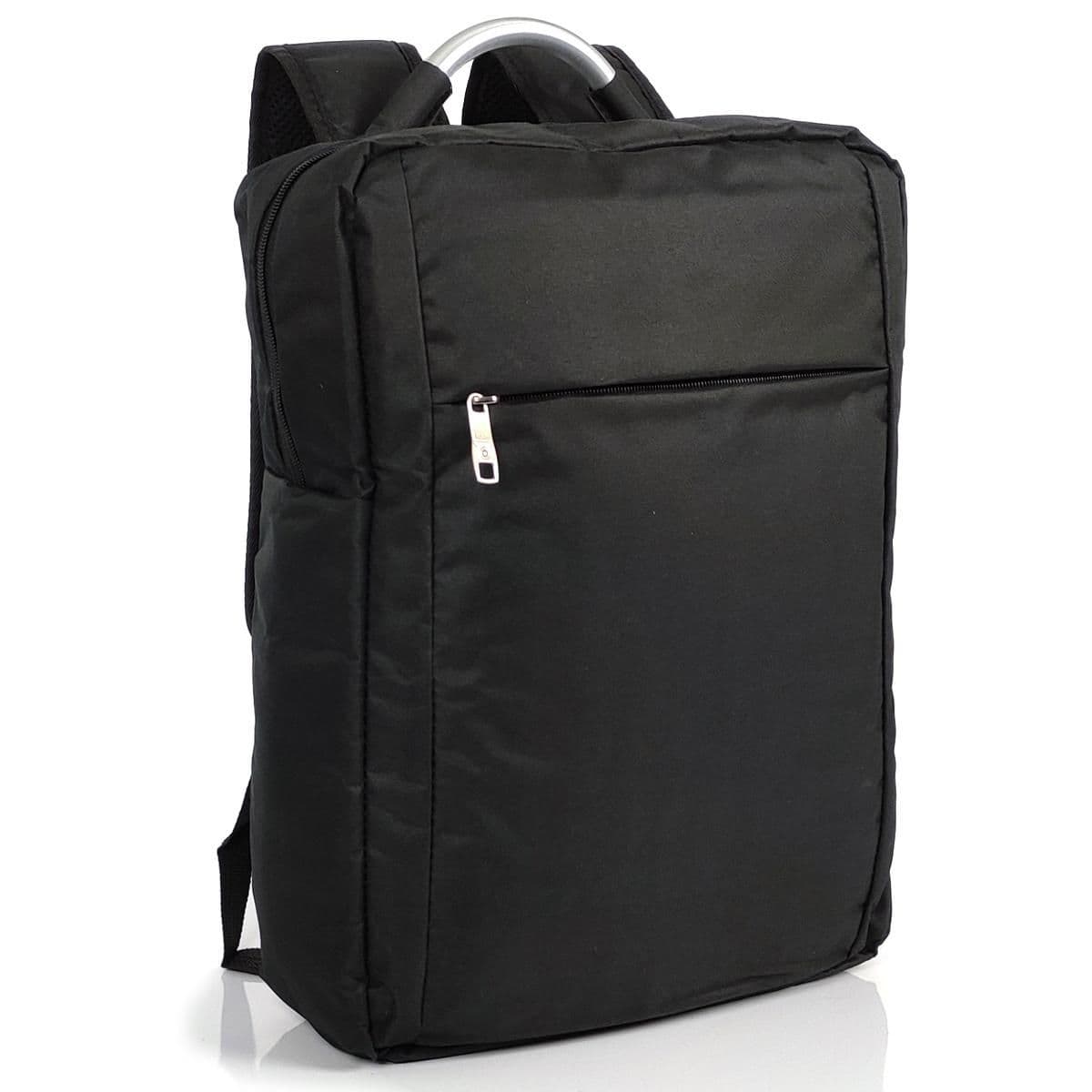 Текстильний чорний рюкзак для ноутбука Tiding Bag BPT01-CV-086A