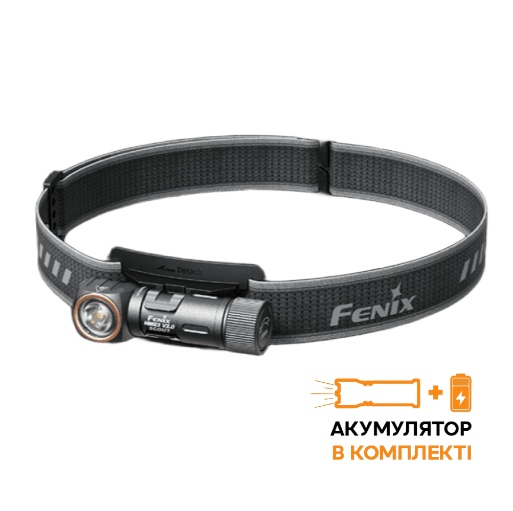Ліхтар налобний тактичний з червоним світлом Fenix Scout (HM23 V2.0) | Лімітована серія