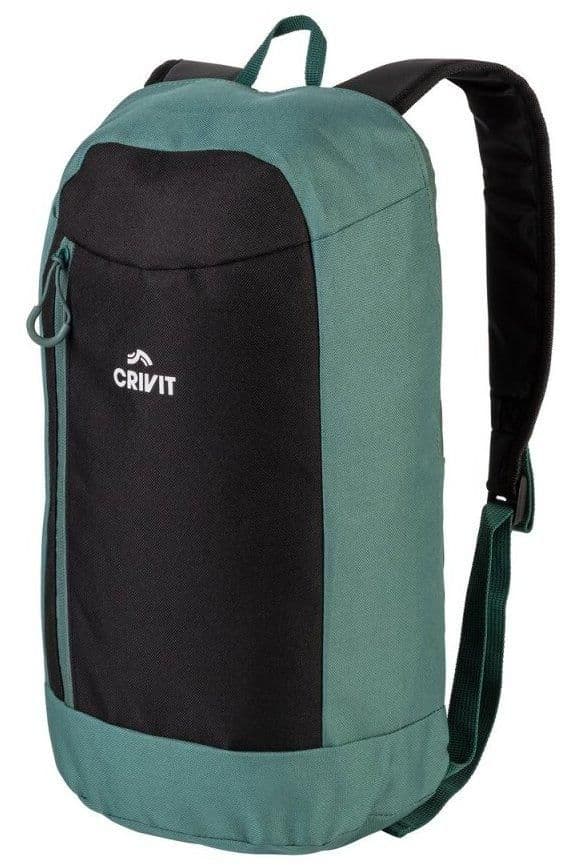 Невеликий міський рюкзак 10L Crivit Mini чорний із зеленим