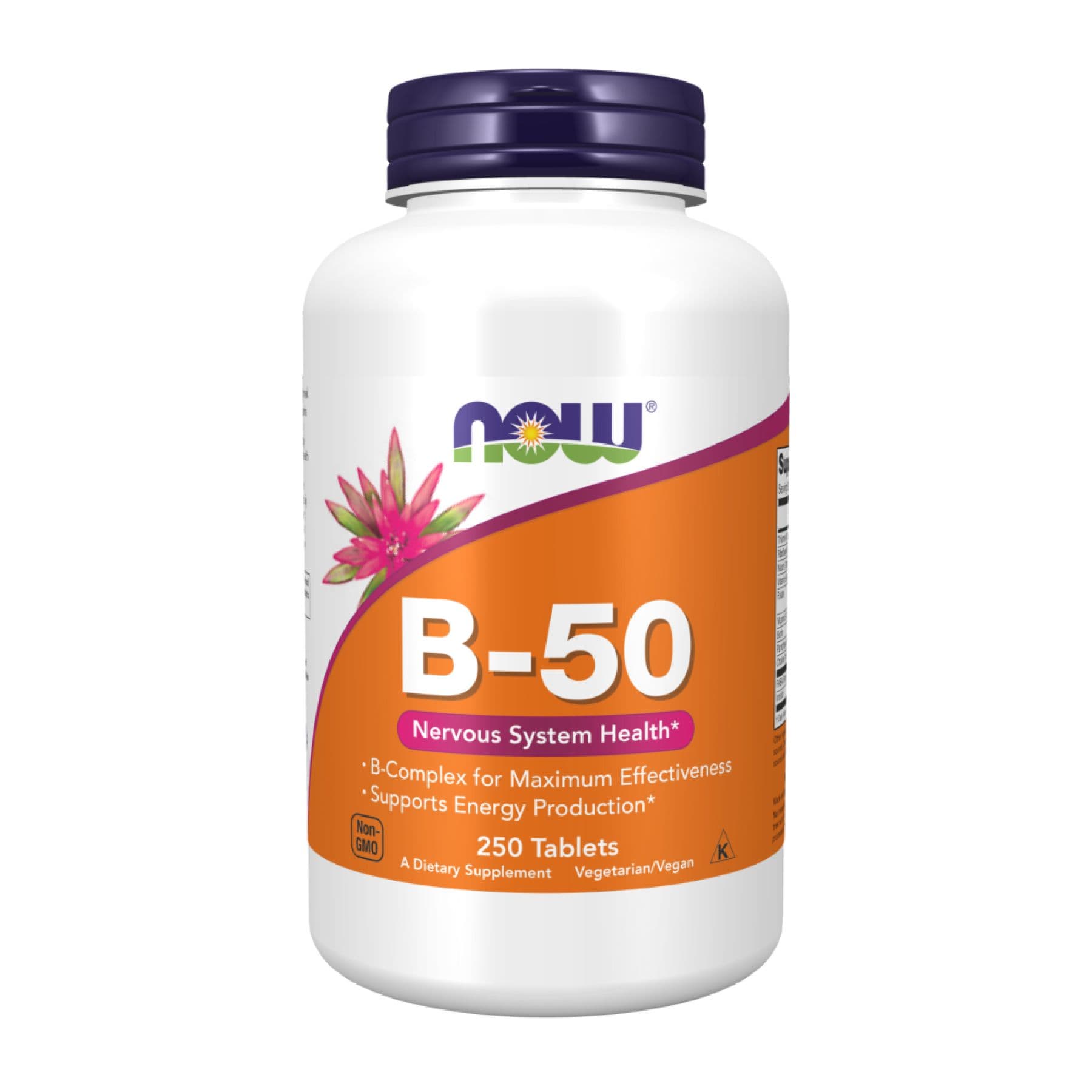 Вітамін B-50 комплекс, 250 таблеток, Now Foods