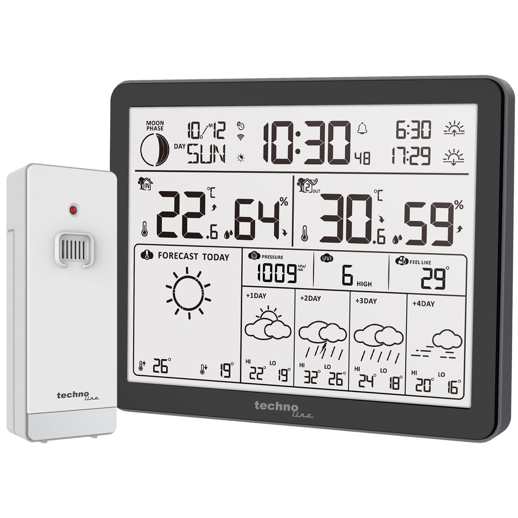 Метеостанція Technoline Tuya Smart/SmartLife WD3000 Black (WD3000)