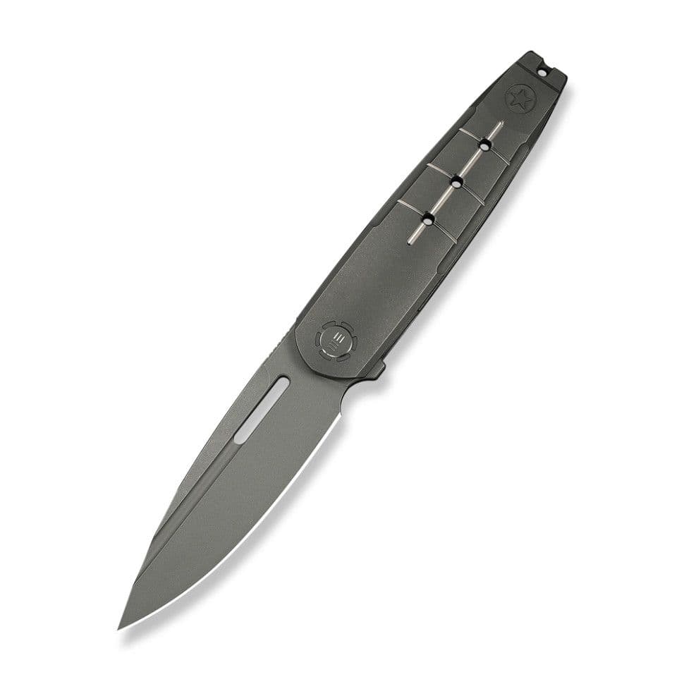 Ніж складаний туристичний Weknife Hull (9.9 см) Bohler M390 / Titanium сірий