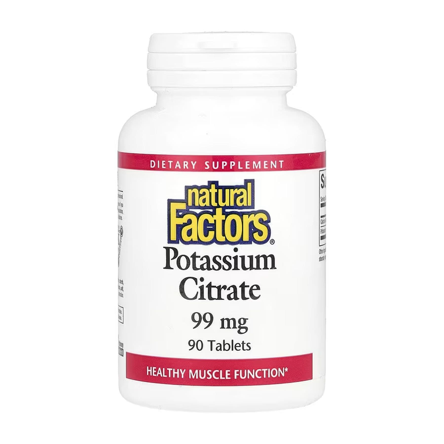 Калію цитрат 99 мг, 90 таблеток, Natural Factors