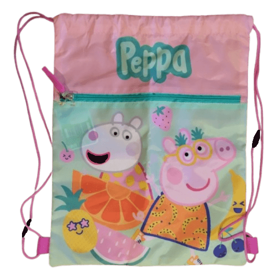Сумка для взуття, торбинка, дитячий рюкзак Peppa Pig, Свинка Пеппа рожевий