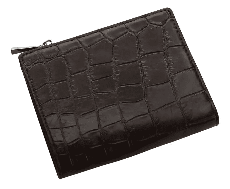Гаманець зі шкіри крокодила Exotic Leather Коричневий (cw 89)