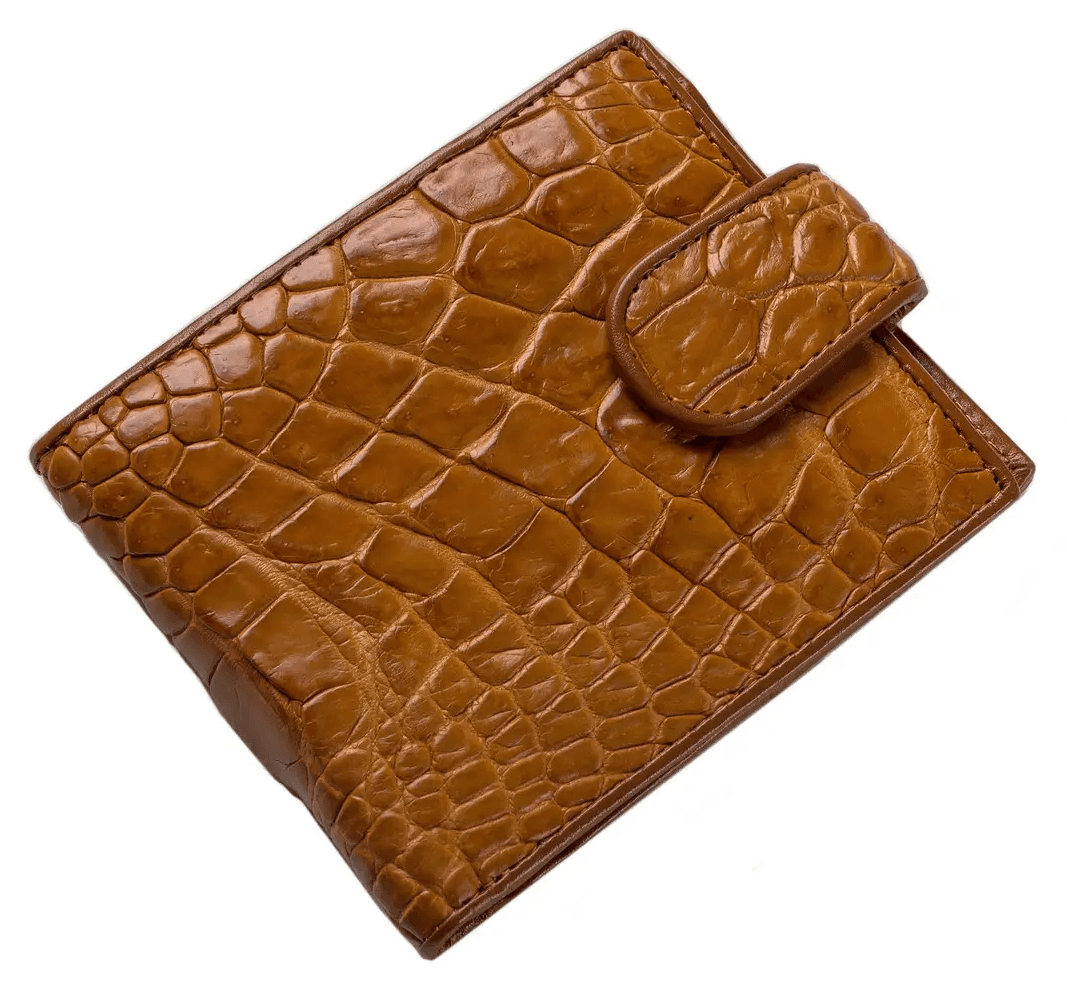 Гаманець зі шкіри крокодила Exotic Leather Коричневий (cw 34)