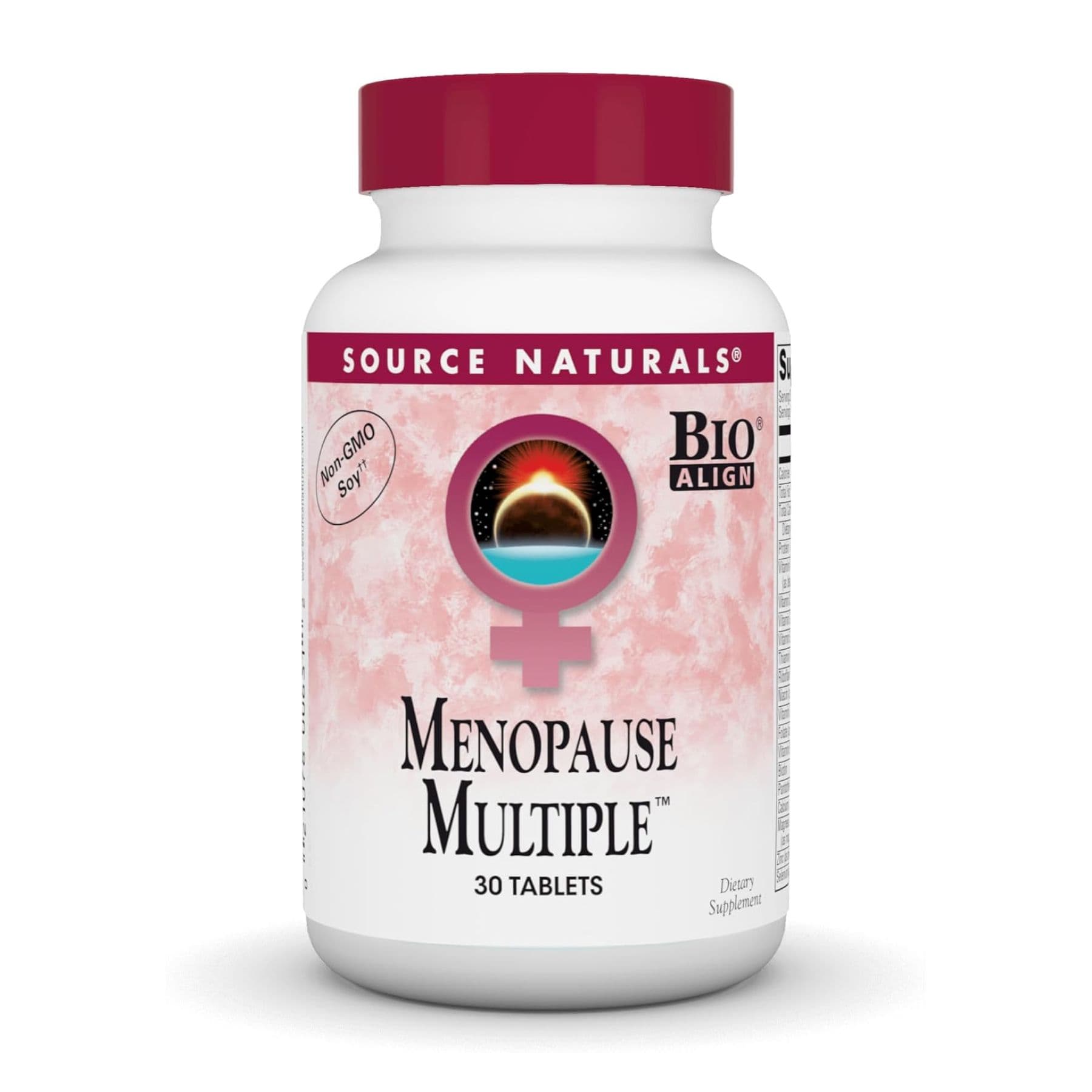 Menopause Multiple — формула для жінок у період менопаузи, 30 таблеток, Source Naturals