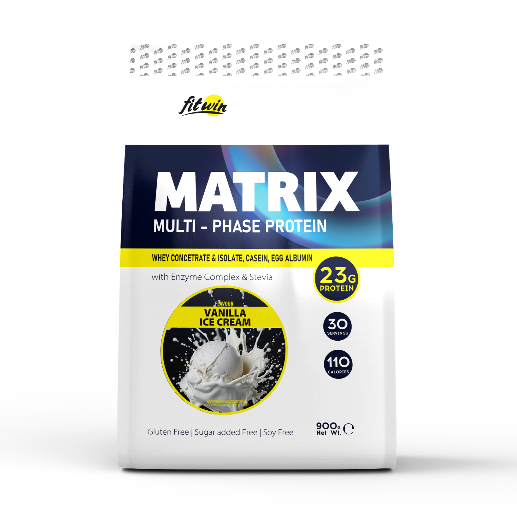 FitWin Matrix, протеїн Vanilla Ice Cream, 900 г