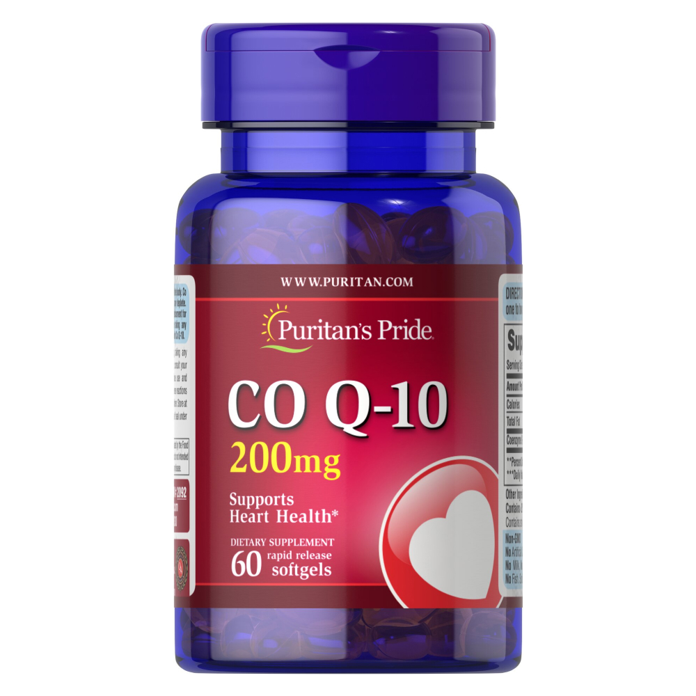 Q-SORB Co Q-10 200 мг, 60 капсул з швидким вивільненням