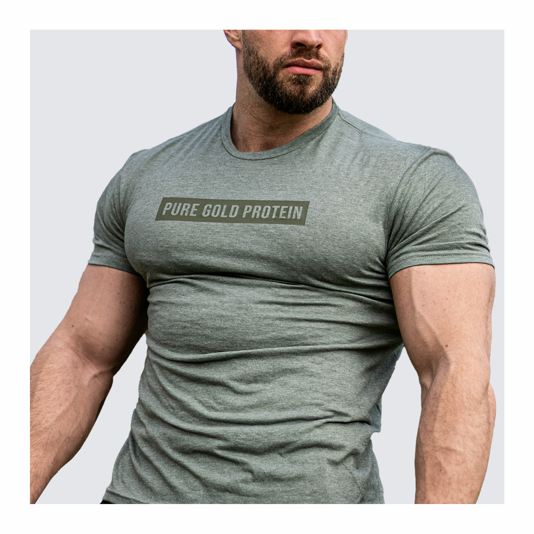 Pure Gold Protein Póló Green - L