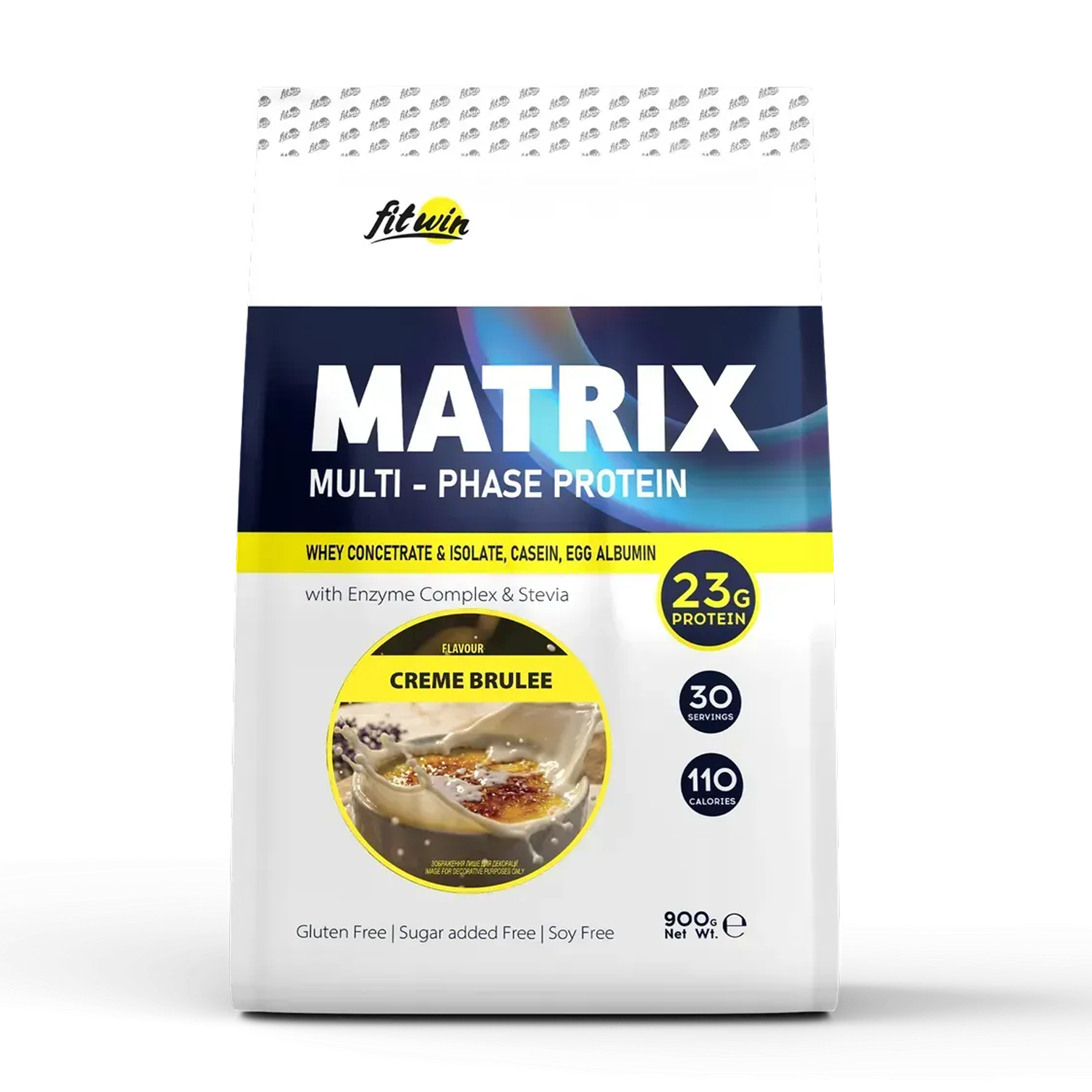 FitWin Matrix, протеїн Creme Brulee, 900 г