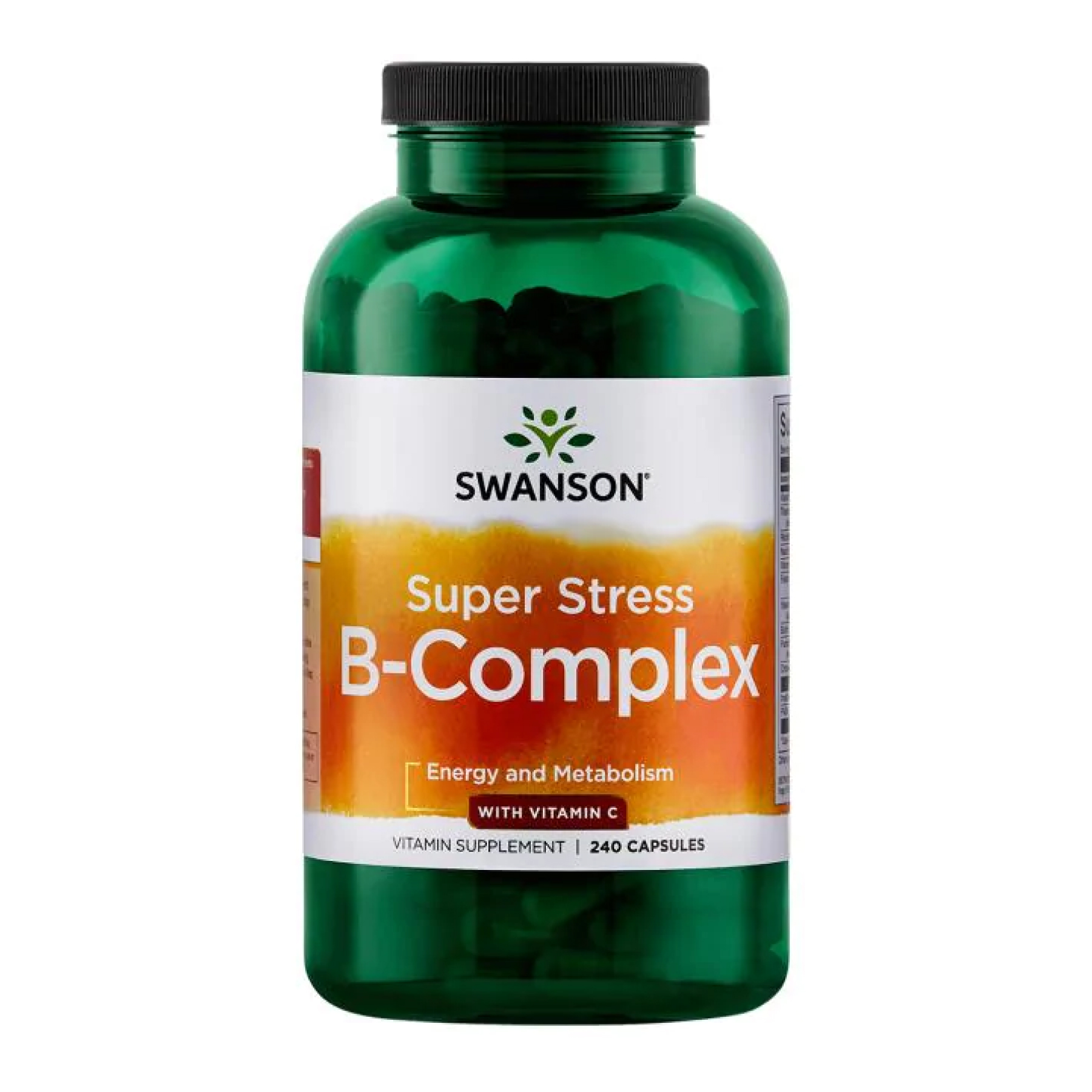 Super Stress B-Complex з вітаміном C, 240 капсул, Swanson