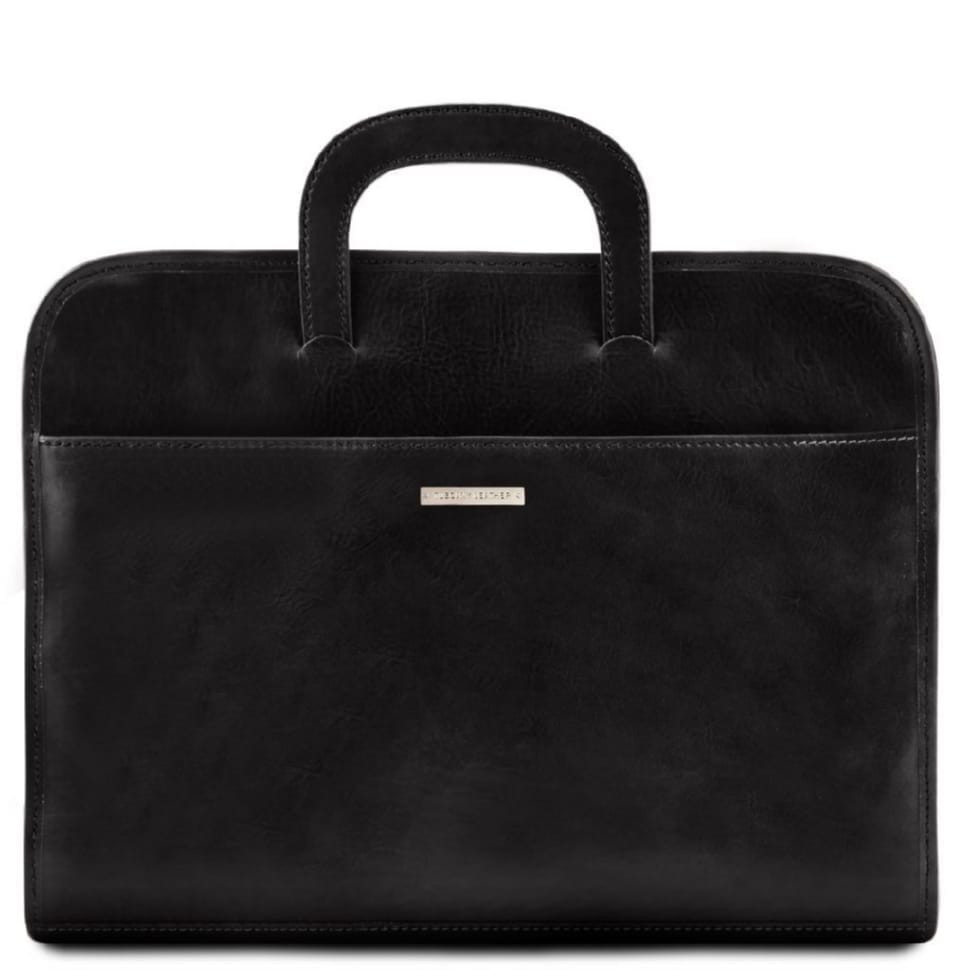Чоловіча шкіряна папка - портфель Tuscany Leather Sorrento TL141022 (чорний)