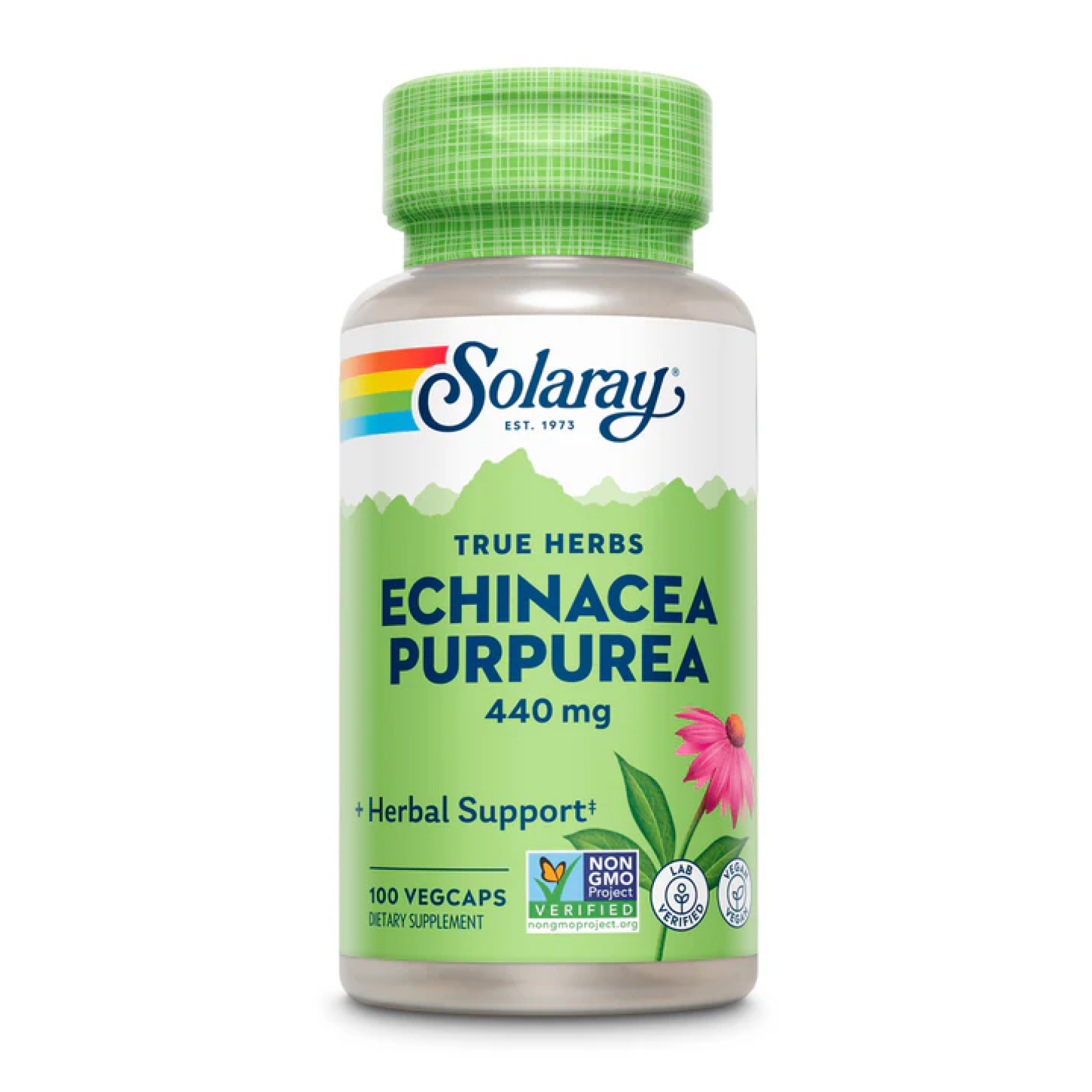 Echinacea Purpurea Root 440mg - 100 vcaps — фото 1