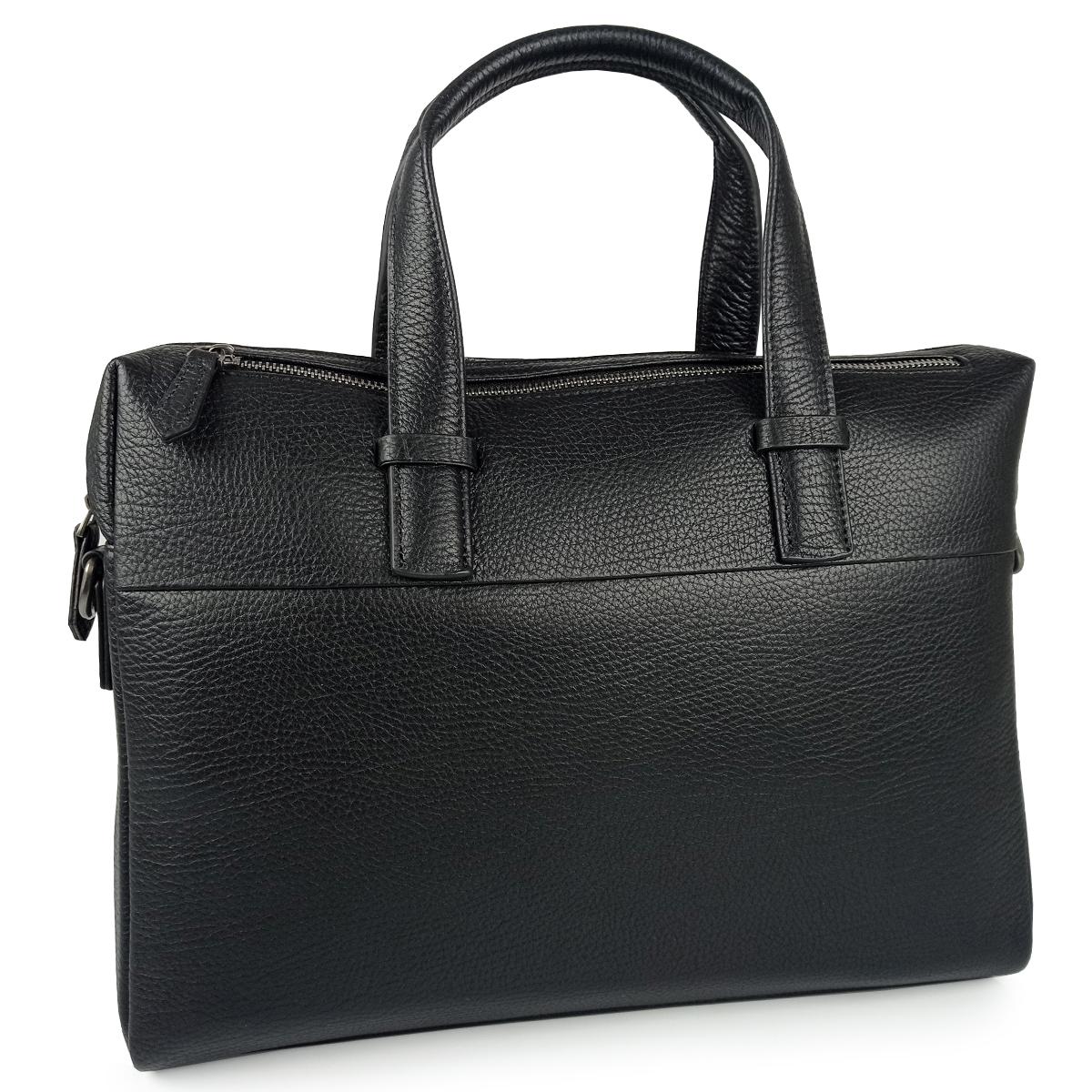 Сумка-портфель чоловіча шкіряна для ноутбука і документів Tiding Bag NM29-88253-3A