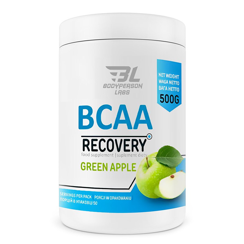 BCAA Recovery, 500 г, зелене яблуко