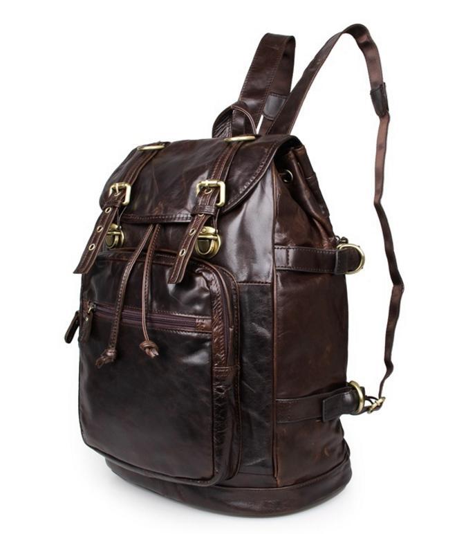 Рюкзак шкіряний TIDING BAG 6085C