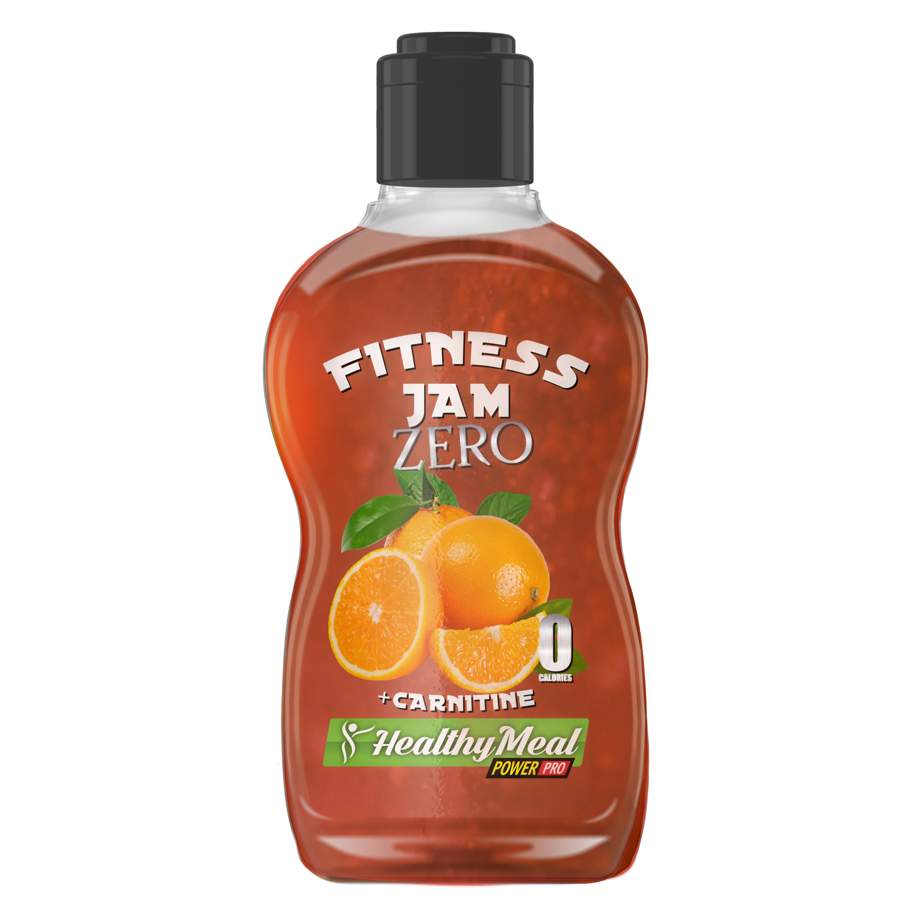 Fitnes Jam без цукру + L-карнітин, 200 г, апельсин