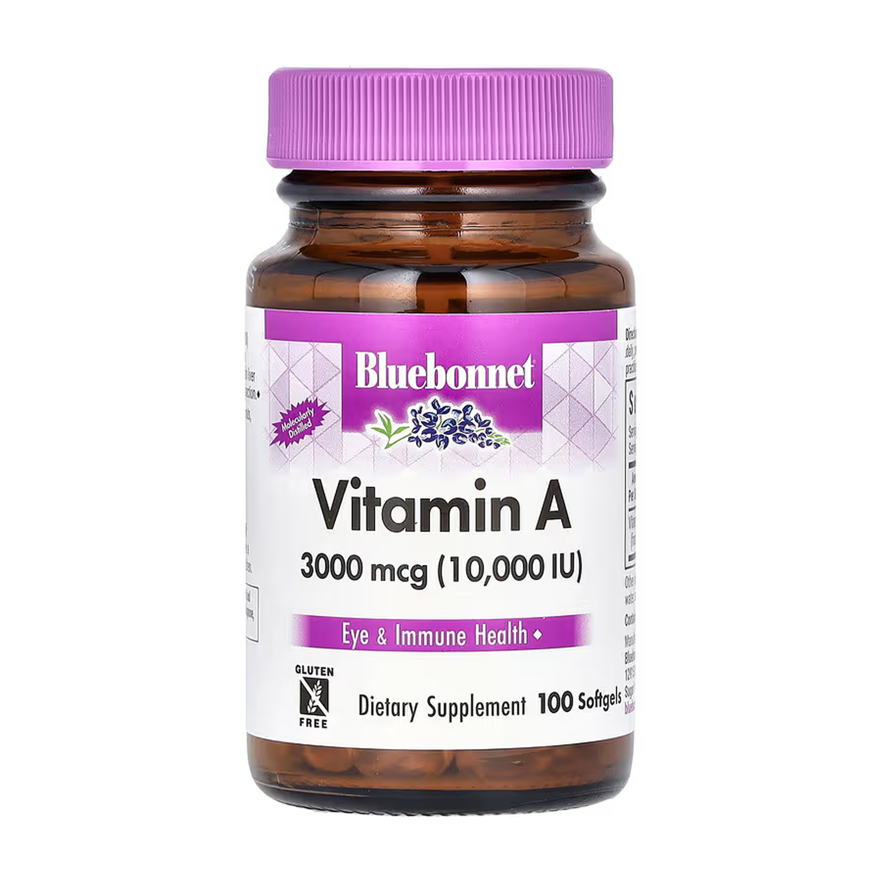 Vitamin A 3000 mcg (10,000 IU) - 100 Softgels — фото 1