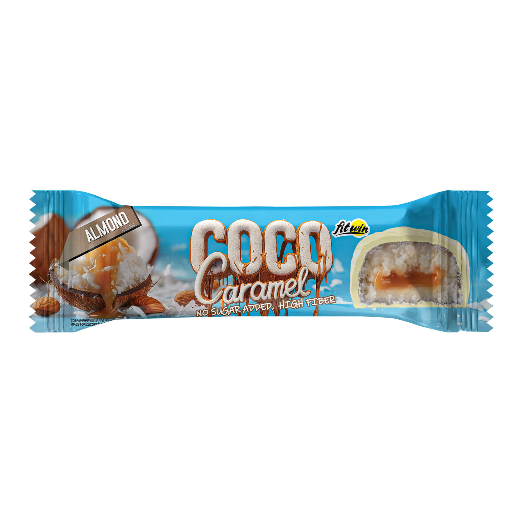 FitWin Коко Карамель, 20×40 г, Мигдаль