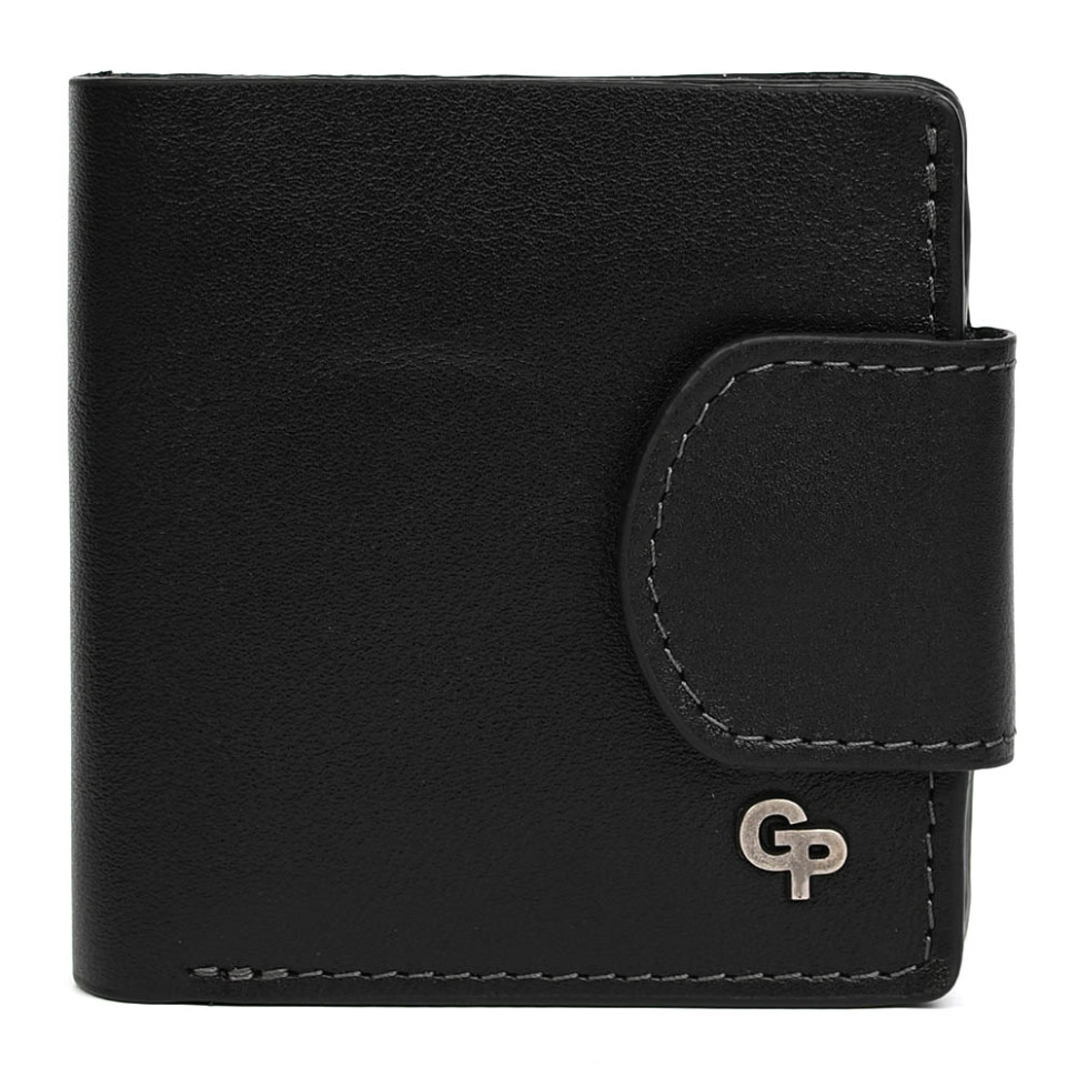 Портмоне с монетницей Grande Pelle 500610 чорне