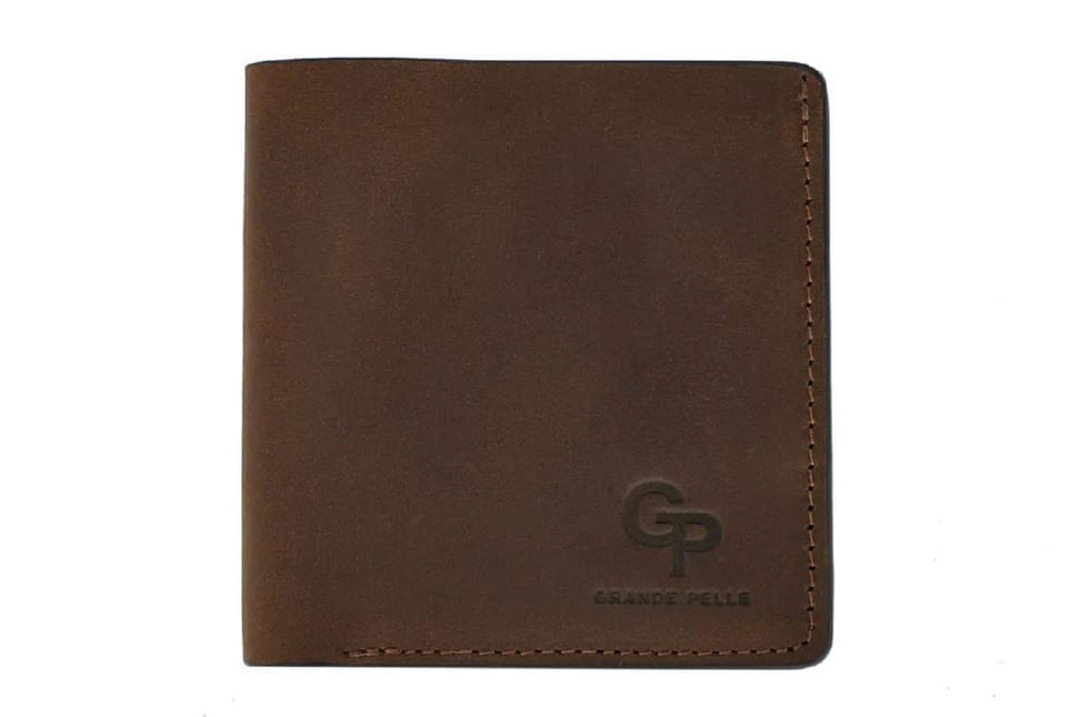Портмоне Lettera с монетницей, коричневий Grande Pelle 537120