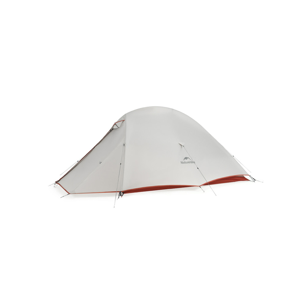 Намет надлегкий двомісний з футпринтом Naturehike Cloud Up Pro CNK2350WS020, 20D, світлий сірий