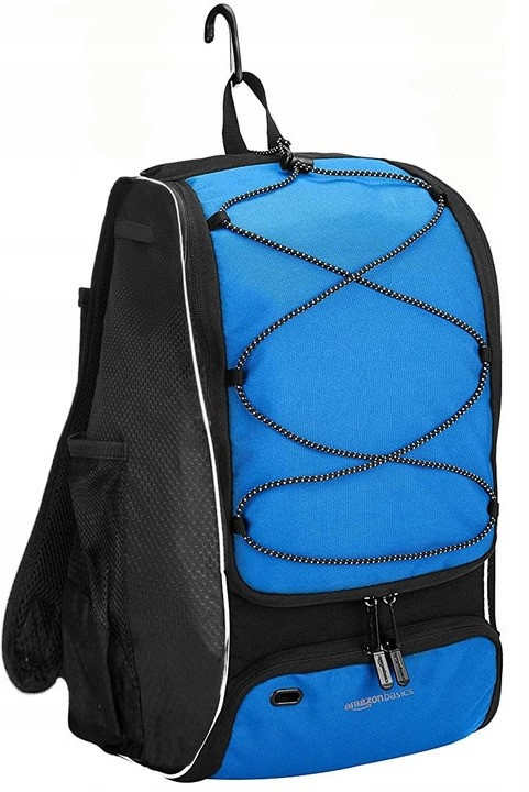 Спортивний рюкзак 22L Amazon Basics чорний із синім