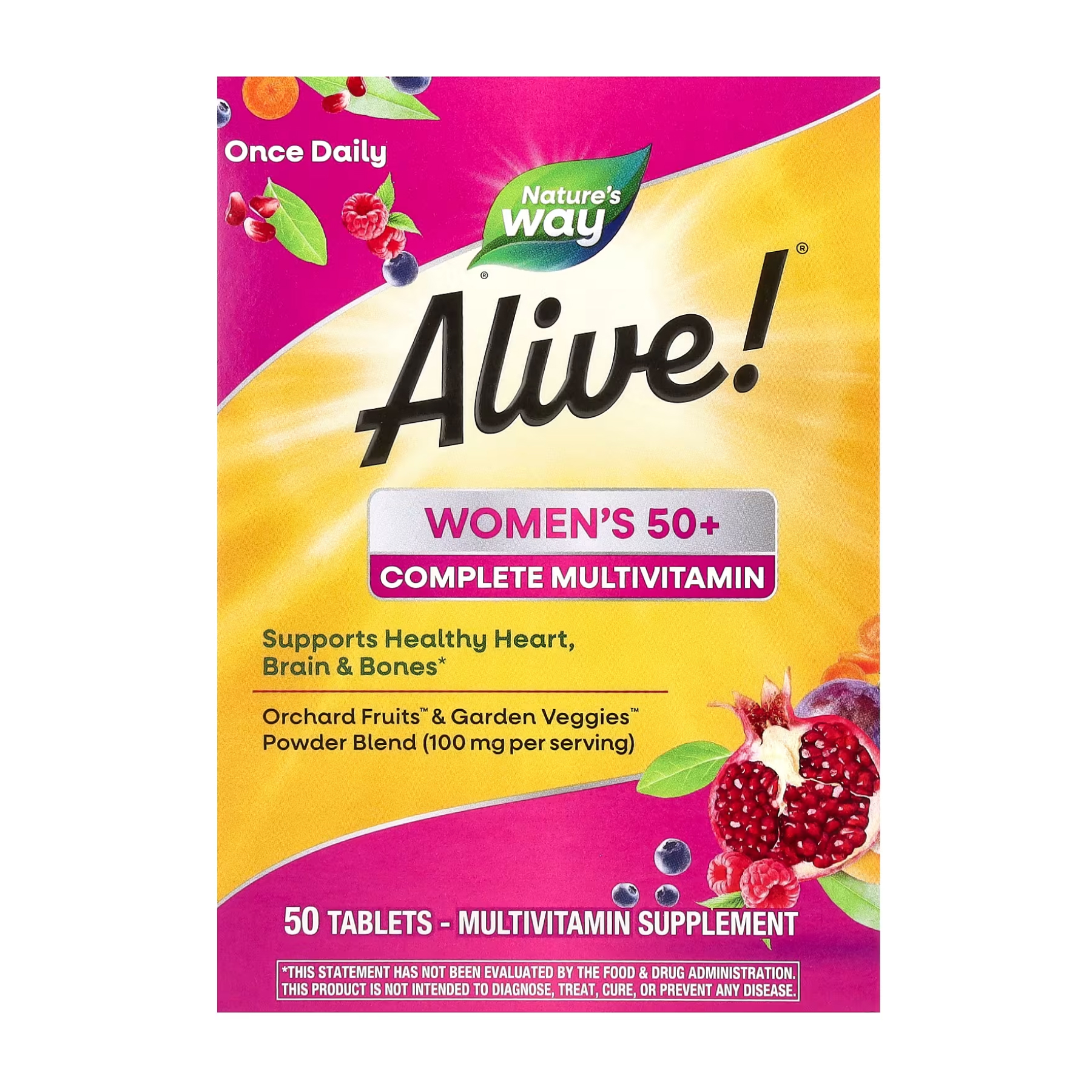 Women's 50+ Complete Multivitamin - 50 tabs (До 12.26) — фото 1
