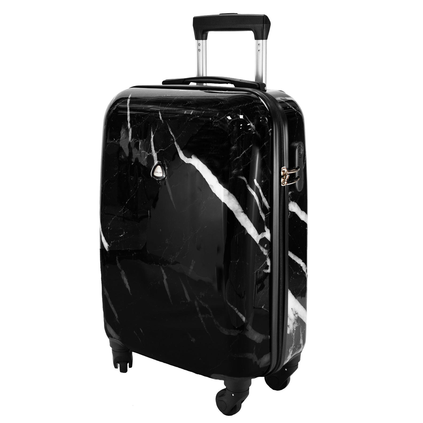 Валіза Semi Line 20" (S) Black Marble (T5730-1)