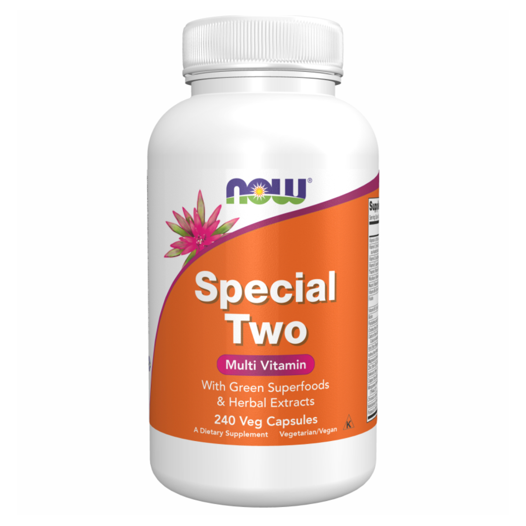 Special Two Multi, 240 вег. капсул, Now Foods